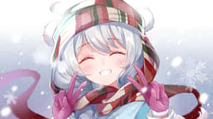 Blushing Winter Kiana Of Honkai Impact 3rd Wallpaper