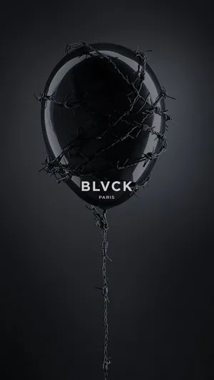 Blvck Paris Barbed Wire Balloon Wallpaper
