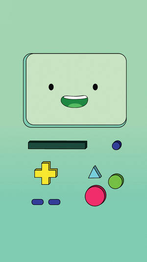 Bmo Adventure Time Iphone X Cartoon Wallpaper