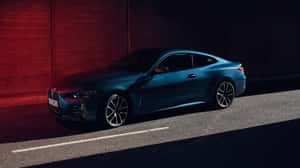 Bmw 440i In A Shiny Glowing Blue Wallpaper