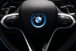 Bmw Brand On Steering Wheel Wallpaper