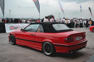Bmw E36 At Racing Track Wallpaper