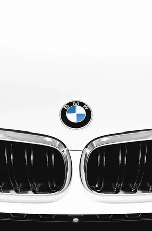 Bmw Luxury Car Hood Portrait Wallpaper