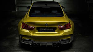 Bmw M4 Series Yellow Wallpaper