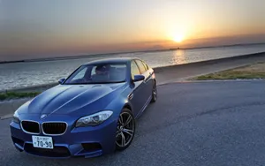 Bmw M5: The Ultimate High-performance Luxury Sedan Wallpaper