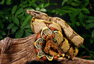 Boa Constrictor Restingon Branch Wallpaper