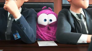 Boardroom Surprise Animated Character Wallpaper