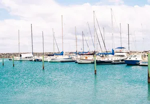 Boat Dock In Tamuning, Guam Wallpaper