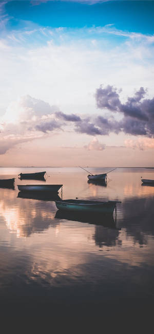 Boats In Mauritius Water Wallpaper