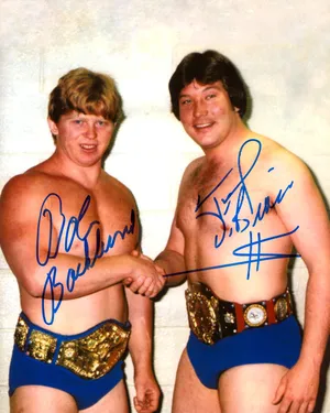 Bob Backlund Shaking Hands With Ted Dibiase Wallpaper