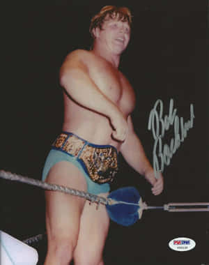 Bob Backlund Wwf Championship Belt Autograph Wallpaper