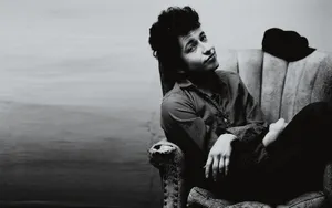 Bob Dylan Black And White Photoshoot Wallpaper