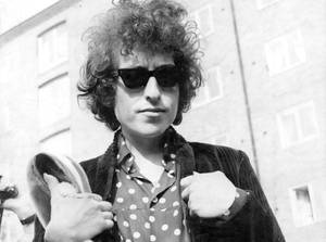 Bob Dylan Retro Fashion Black And White Wallpaper