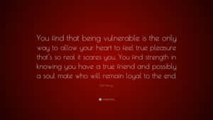 Bob Marley Vulnerable Quote Wallpaper