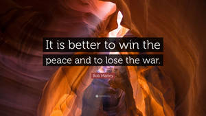 Bob Marley War Quotes Wallpaper