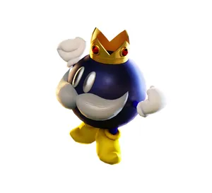 Bob-omb Exploding On Screen Wallpaper