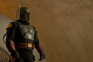 Boba Fett 4k Standing Up Wallpaper