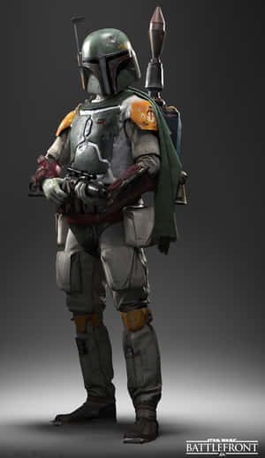 Boba Fett Character Design The Mandalorian Iphone Wallpaper