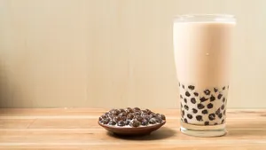 Boba Teaand Tapioca Pearls Wallpaper