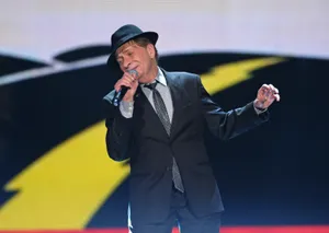 Bobby Caldwell Performing Live On Stage Wallpaper