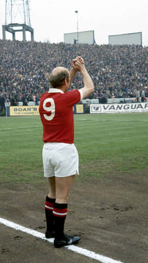 Bobby Charlton England Fc Vintage Photography Wallpaper