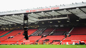 Bobby Charlton Grandstand Arena Photography Wallpaper