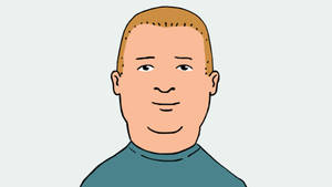 Bobby Hill Face Art Wallpaper