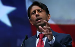 Bobby Jindal With Texan Flag Wallpaper