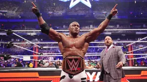 Bobby Lashley Celebrating His Victory Wallpaper