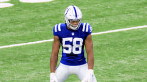 Bobby Okereke In Action During A Game Wallpaper