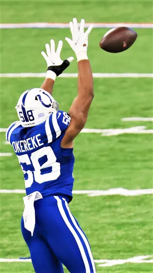 Bobby Okereke In Action Wallpaper