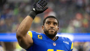 Bobby Wagner Rams Linebacker Waving Wallpaper