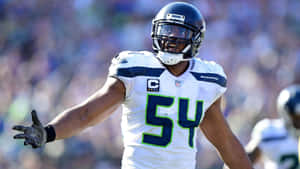 Bobby Wagner Seahawks Linebacker Action Wallpaper