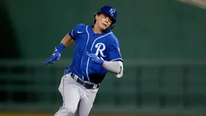 Bobby Witt Jr Baseball Action Wallpaper