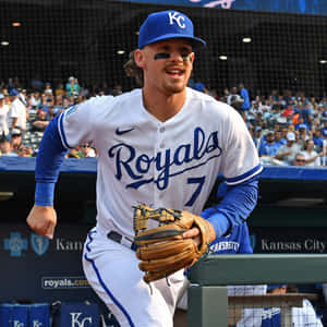 Bobby Witt Jr Kansas City Royals Game Ready Wallpaper