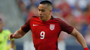 Bobby Wood In United States Of America Versus Venezuela Wallpaper