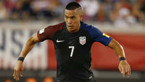 Bobby Wood In Usa Versus Honduras Game Wallpaper