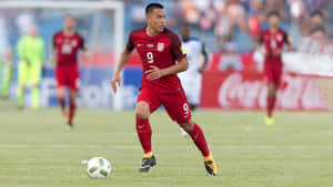 Bobby Wood Of Real Salt Lake Soccer Team Wallpaper