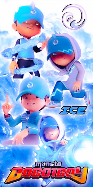 Boboiboy Hd Elemental Ice Form Wallpaper