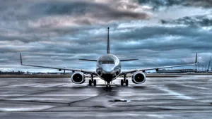 Boeing 737 Aircraft On Tarmac Wallpaper