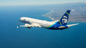 Boeing 737 Alaska Airlines Flight Wallpaper