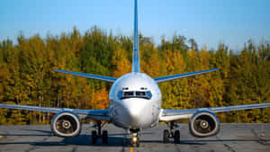 Boeing 737 Front View Wallpaper