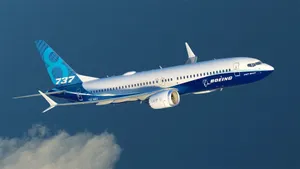 Boeing 737 In Flight Wallpaper
