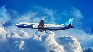 Boeing 737 In Flight Wallpaper