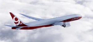 Boeing777in Flight Wallpaper