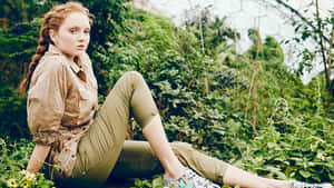 Bohemian Garden Photoshoot Lily Cole Wallpaper