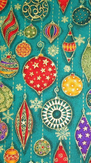 Boho Chic Christmas Décor Wallpaper