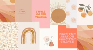 Boho Quotes And Design Laptop Wallpaper