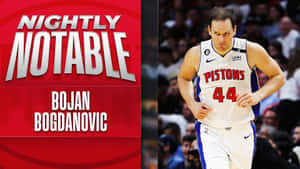 Bojan Bogdanovic In Action During Nba Game. Wallpaper