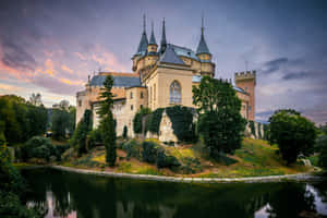 Bojnice Castle In The Afternoon Wallpaper